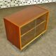 Showcase low shelf mahogany vintage 1960 / 1970