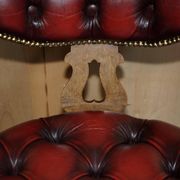 Victorian Chesterfield leather captain's chair