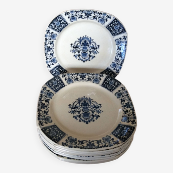 8 assiettes plates