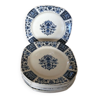 8 assiettes plates