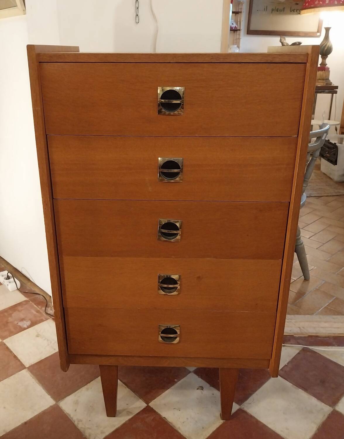 Semainier commode 5 tiroirs