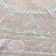 Vintage hand-embroidered tribal tapestry 132x137 cm