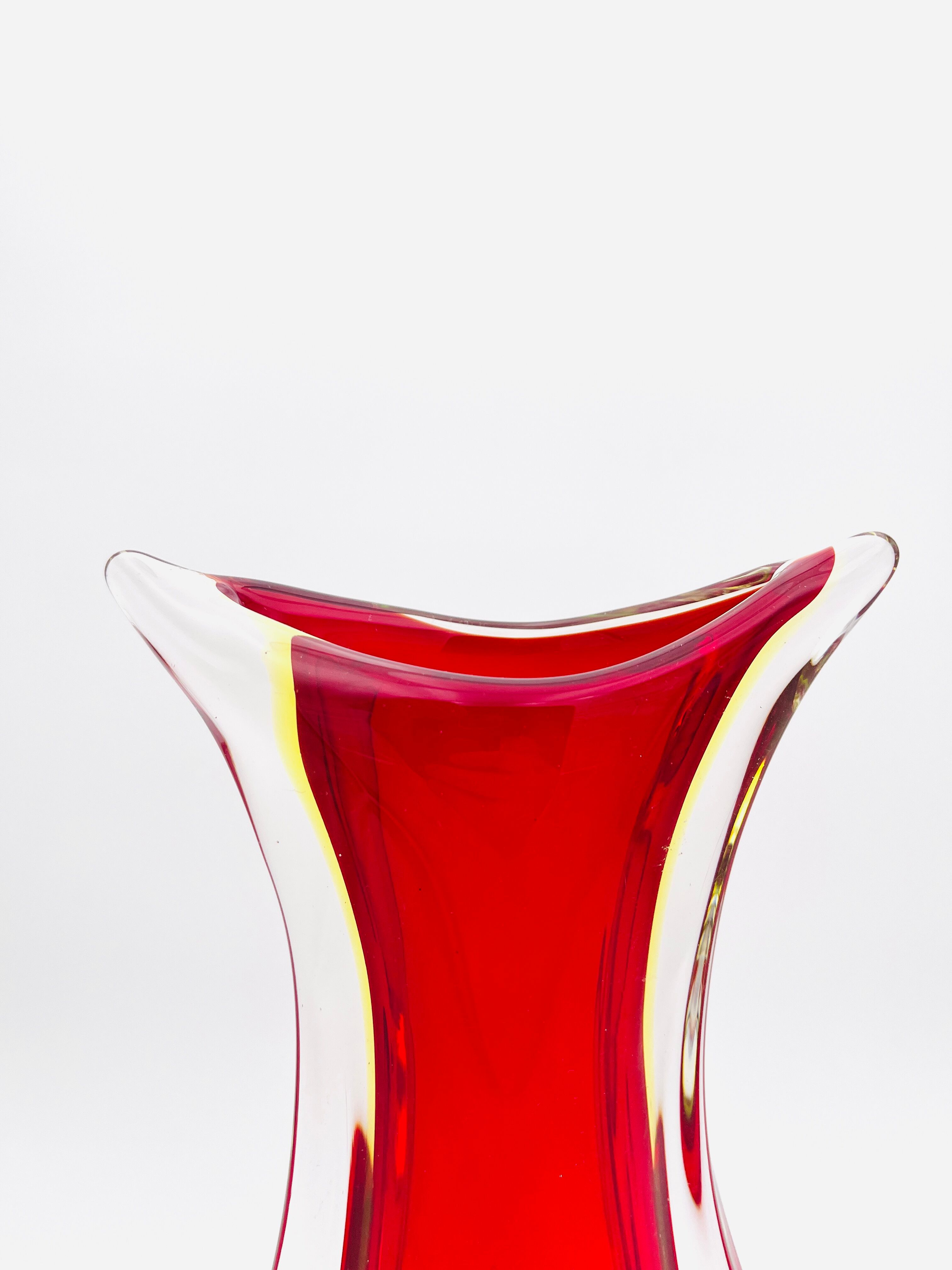 Vase XXL - Ouraline - Murano Sommerso - Flavio Poli - 40cm