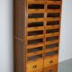 English Haberdashery Shop Cabinet with Glass Fronted Drawers, Circa 1930s