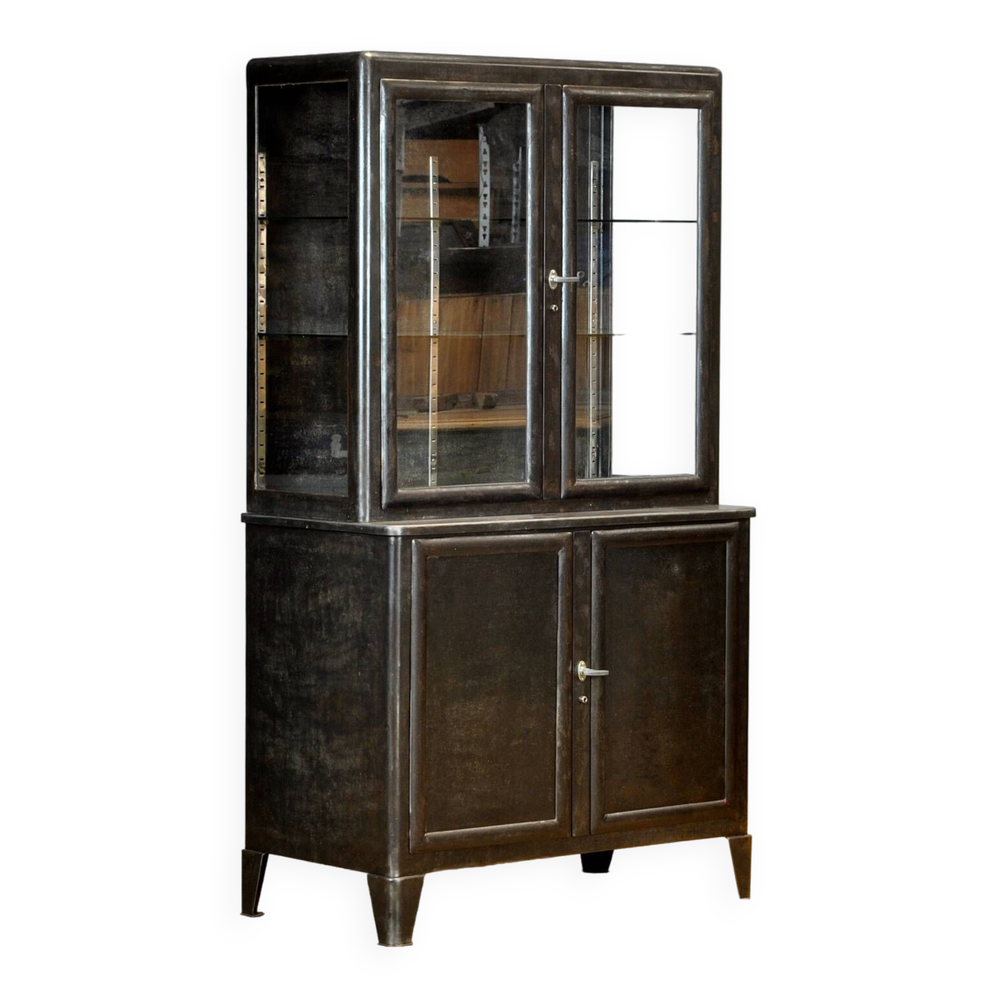 Polished Medical Cabinet, 1930’s