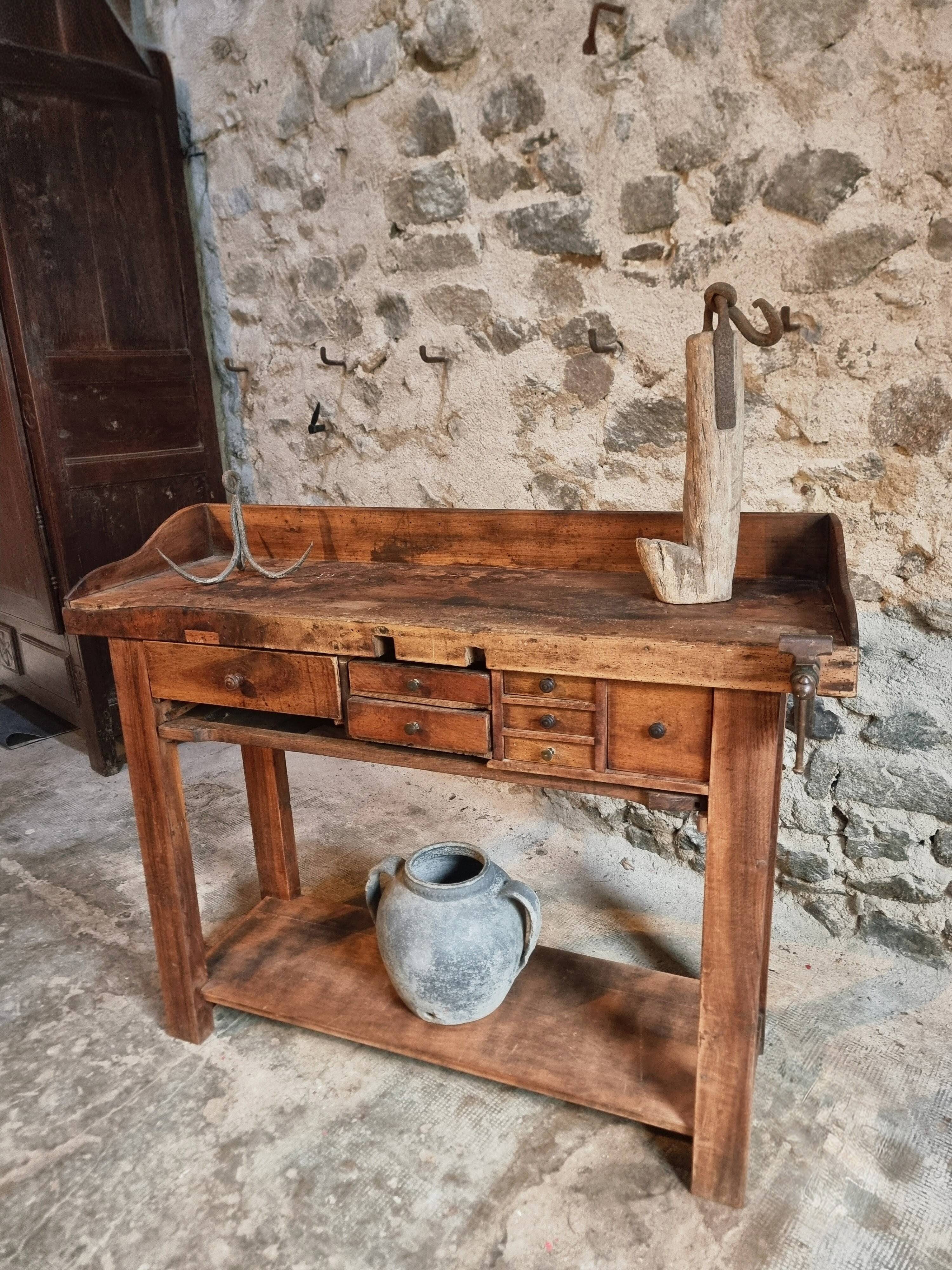 French watchmaker's workbench – around 1900–1920