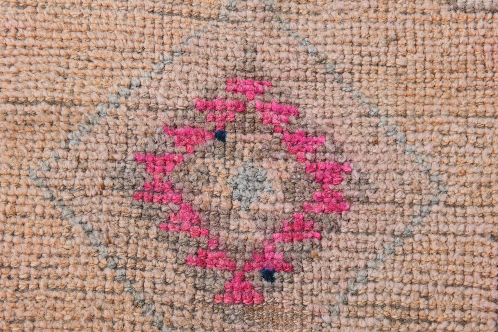 Soft Pink Vintage Runner Rug, 91x304Cm