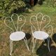 Salon de jardin en fer forgé