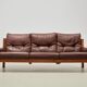 Pierre Chapo S32 Leather Sofa for Atelier Chapo France 1960s