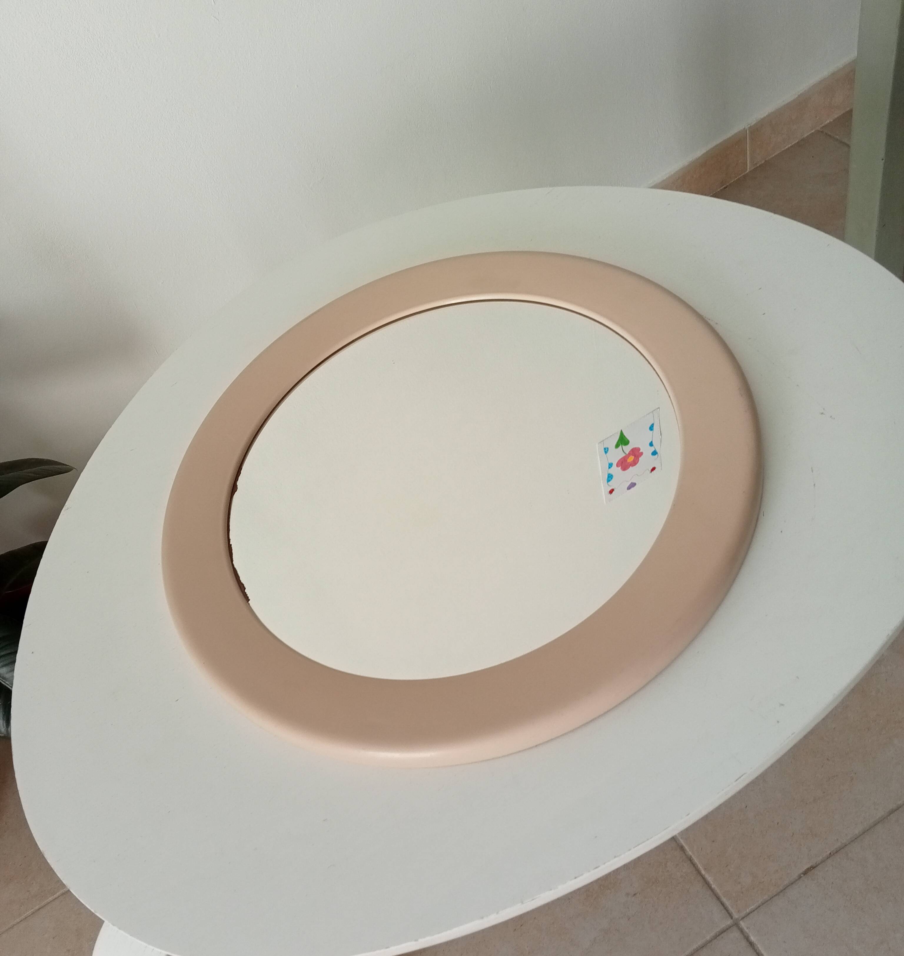 Vintage 70s round mirror Syla style