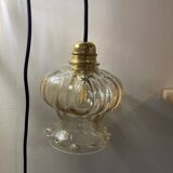 Paire de baladeuses opalines vintage