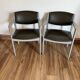 Paire de fauteuils gris style scandinave