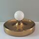 Italian brass wall lamp, diam. 39 cm