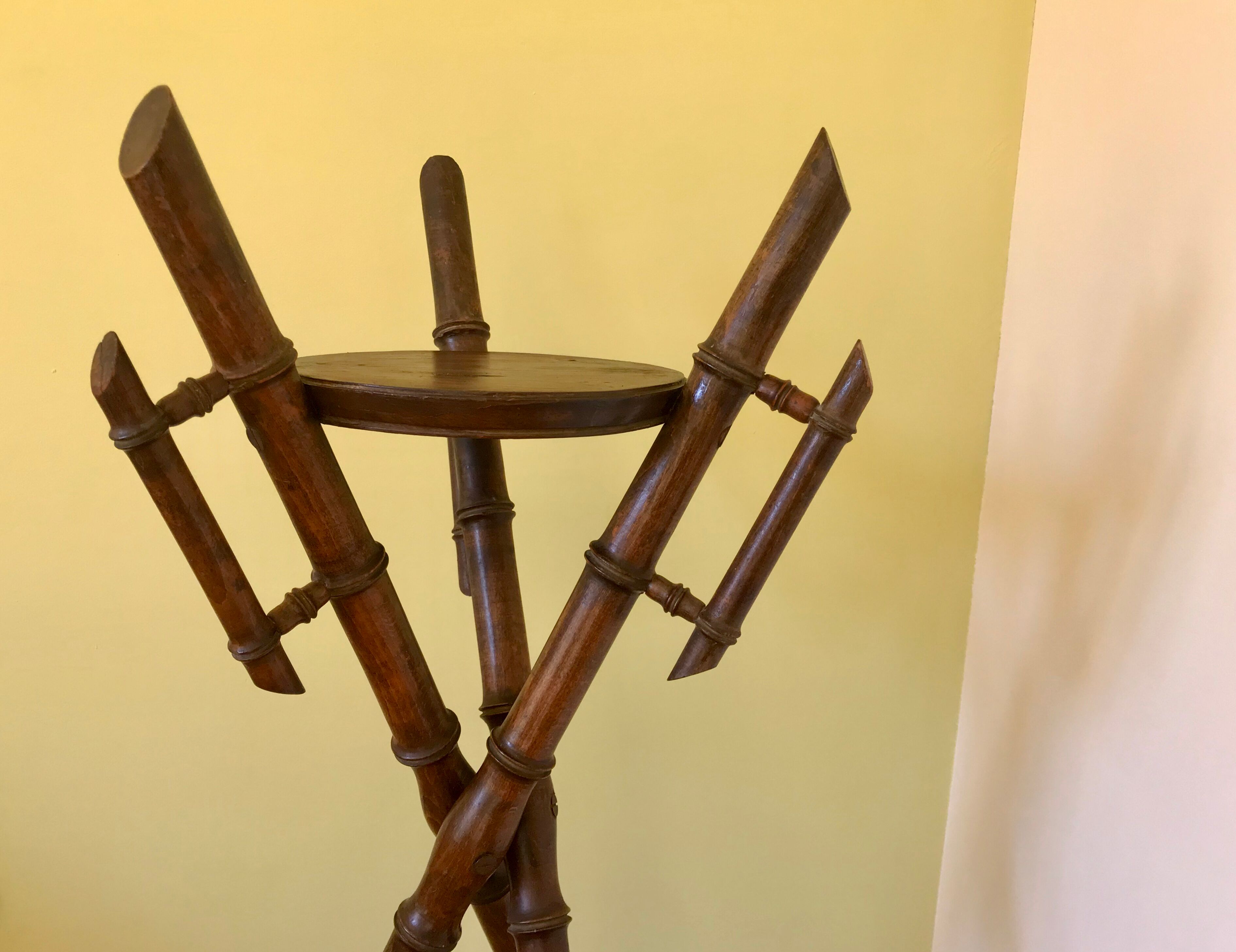 Sellette Napoléon III bois façon bambou