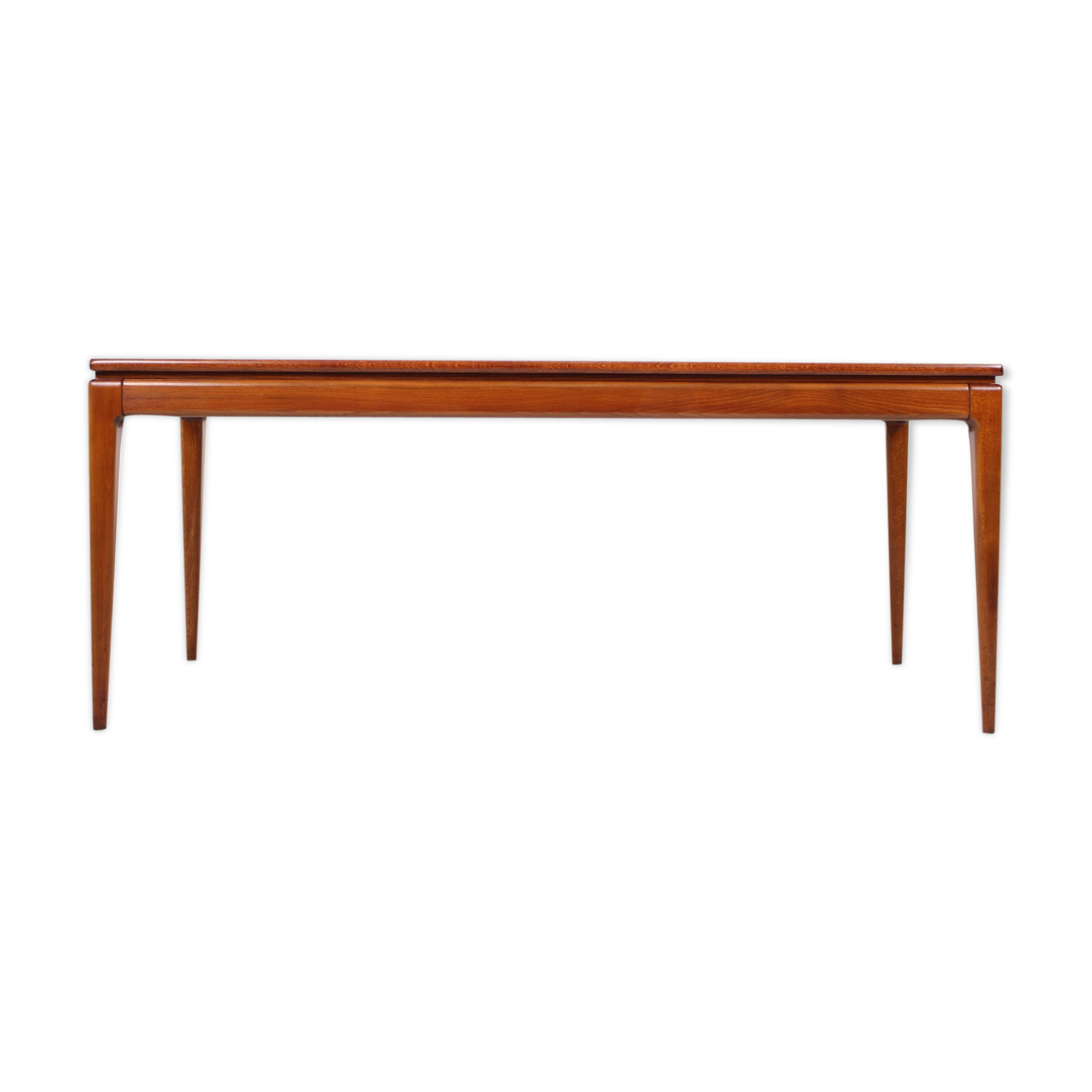 Table de conférence restaurée du milieu du siècle, années 1960