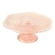 Art Deco Pink Cake Stand Standard Depression Glass 33cm