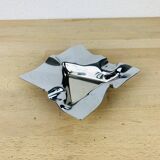 Chromed stainless steel designer ashtray