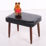 Danish vintage pouf or stool from the 1960s