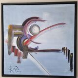 Modern Art Painting - Contemporary SWORDS unique model