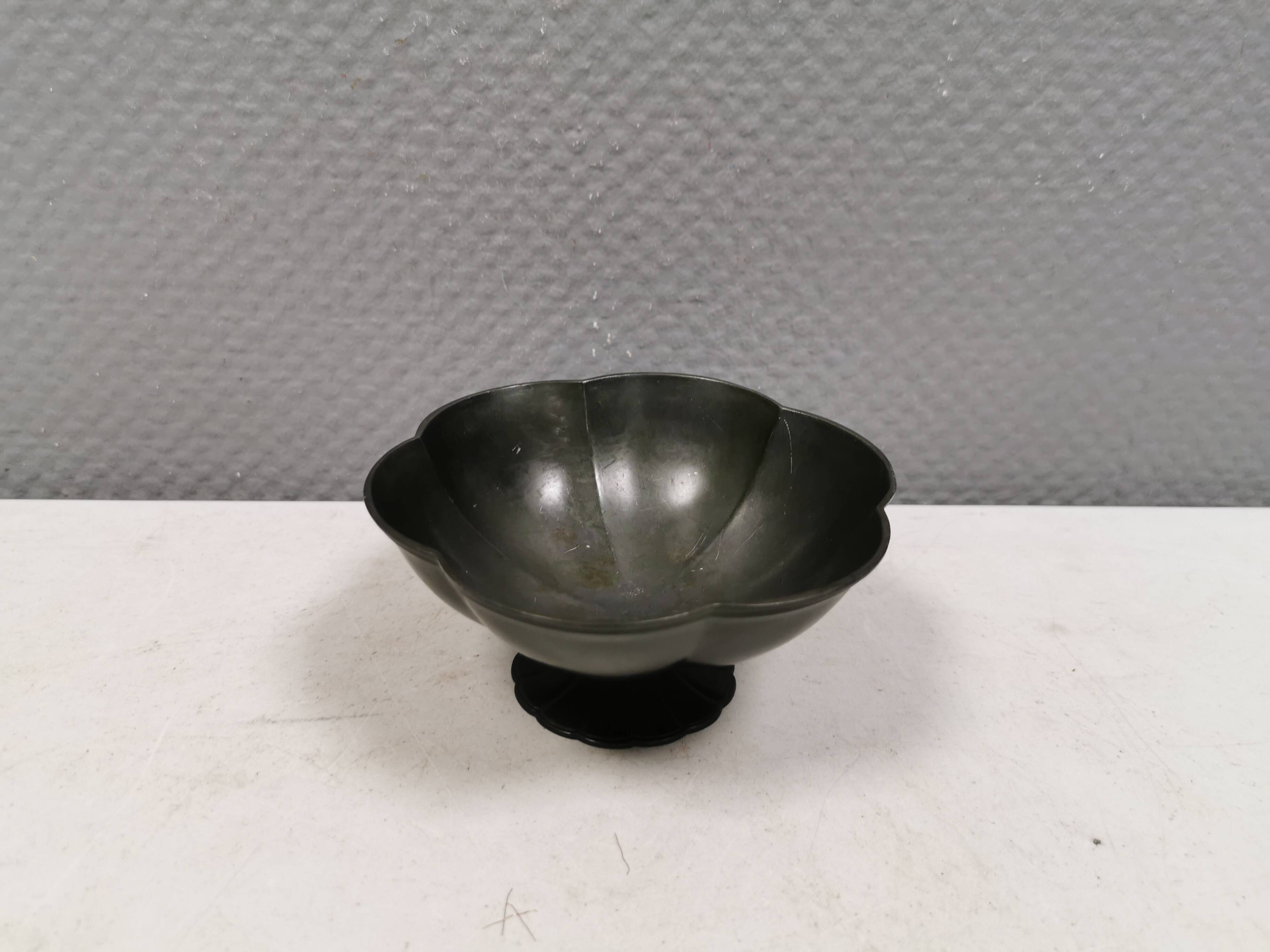 Classic Art Deco Just Andersen Footed Bowl/Stand from the 1920s-30s Denmark