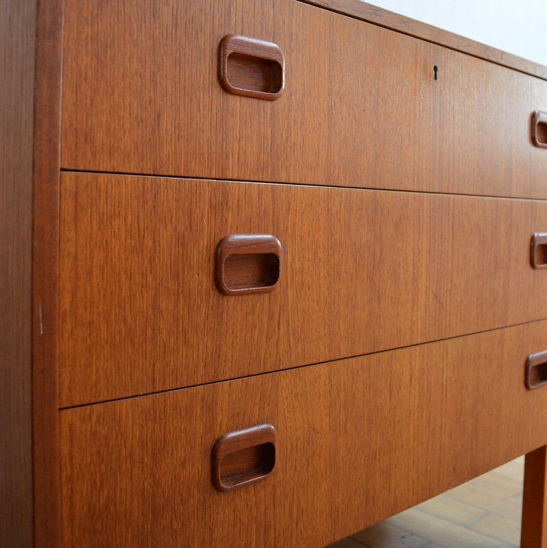 Scandinavian chest of drawers teak vintage 1960