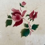 Sarreguemines Digoin rosebud floral pattern plate