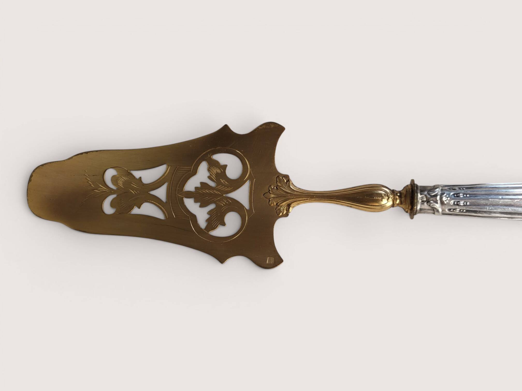 Silver pie server, Brush & Co., Louis XVI, 19th century