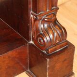 Mahogany console pommelé period nineteenth
