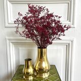 Paire de vases en laiton