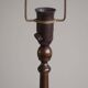Danish table lamp, Jugendstil, Art Nouveau, in bronze, 1920s.