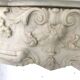 Louis XV style fireplace in white Carrara marble 19th century