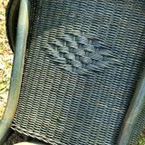 Vintage rattan armchair