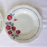 2 deep plates Céranord St Amand model Le Printemps (220634)