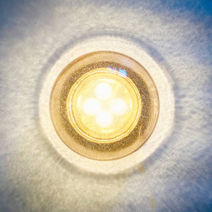 Large mushroom shape flush mount/ceiling light from limburg, germany, 1970s