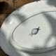 Oval dish Flora Creil and Montereau 1880