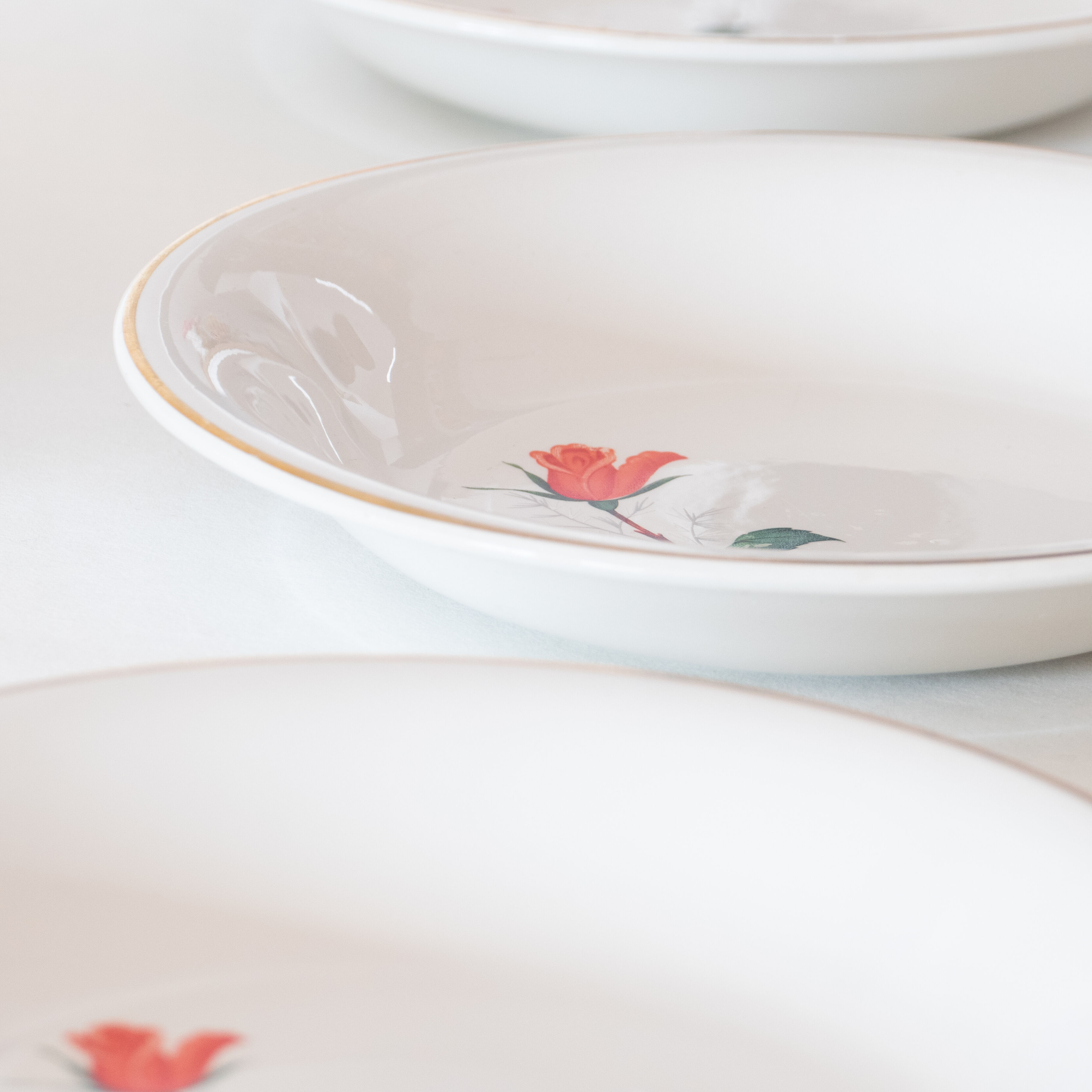 6 old plates KG Lunéville "Antibes"