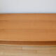Coffee table Ecart International by Andrée Putman model "crossing" oak wood