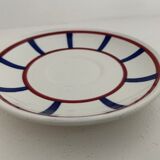5 saucers Digoin, Basque
