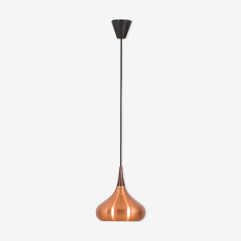 Copper orient hanging pendant lamp by jo hammerborg for fog & morup