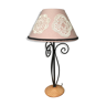 Art deco style lamp and lace dayshade