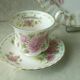 Coffee tea cup dessert plate november royal albert chrysantheme decor