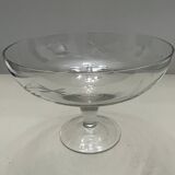 Coupe en verre ciselé