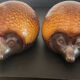 Pair of vintage ceramic hedgehogs