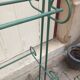 Wrought iron towel rack