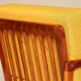 Scandinavian retro yellow armchair by Z.Baczyk 1965