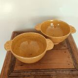 Duo of stoneware bowls