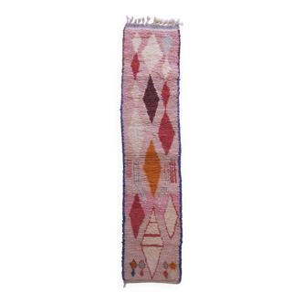 Tapis de couloir berbère coloré