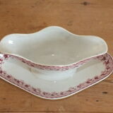 Gravy boat en Terre de Fer Saint Amand and Hamage service Murier