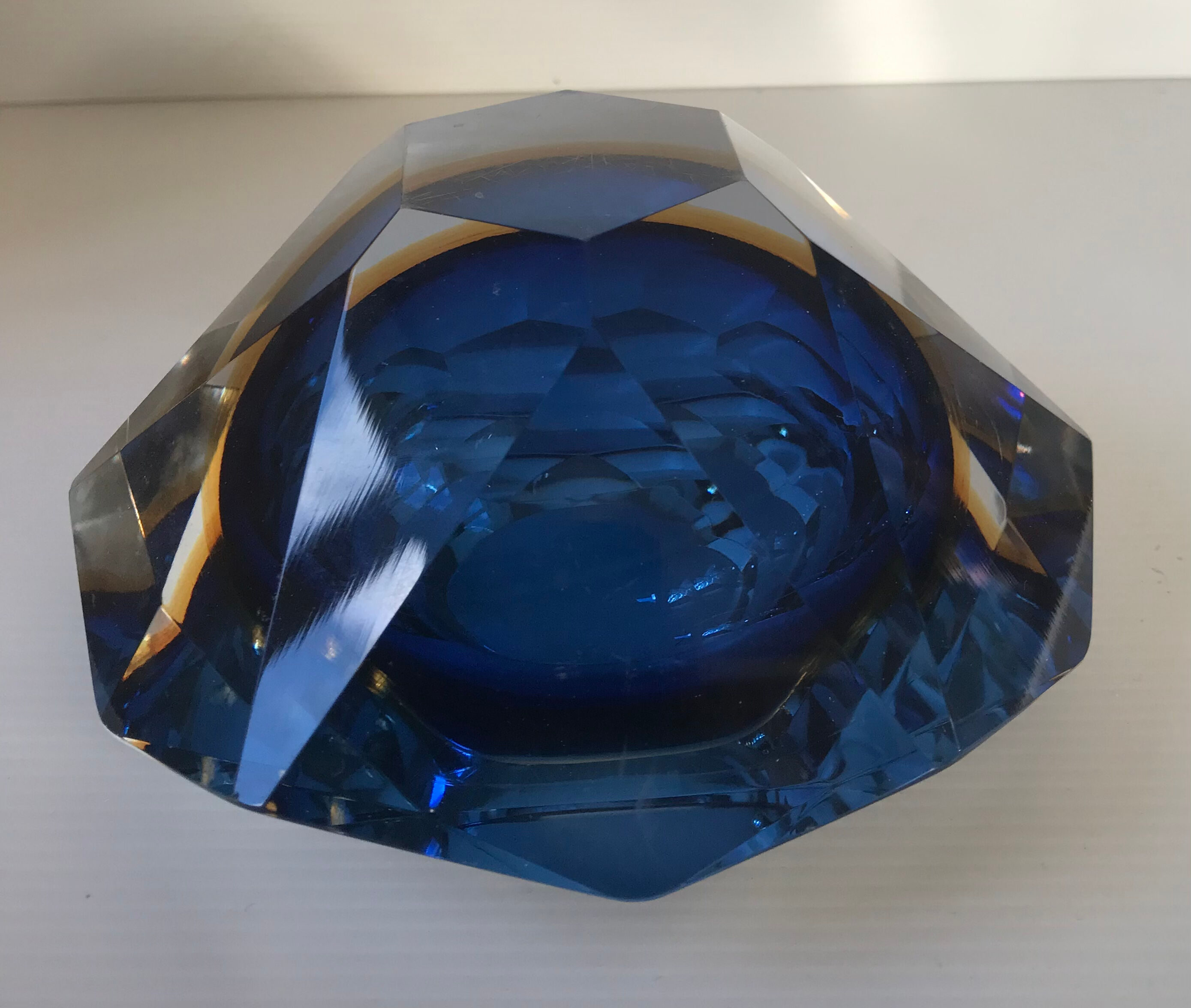 Ashtray « diamond « Murano