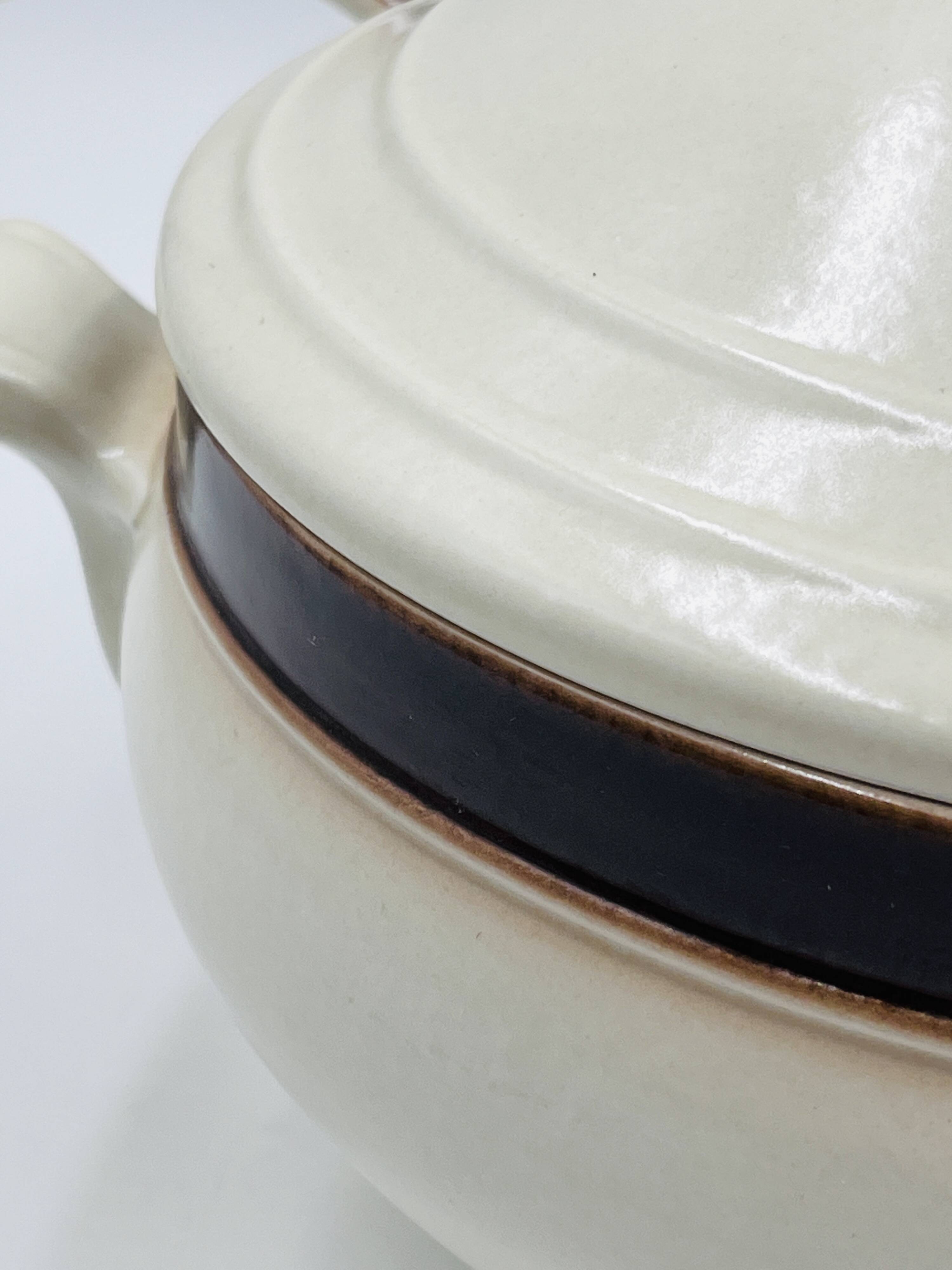 Sierra soup tureen Boch La Louvière with ladle